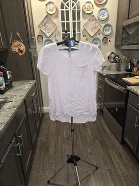 Spense Light Pink Short Sleeve Pocket Tee